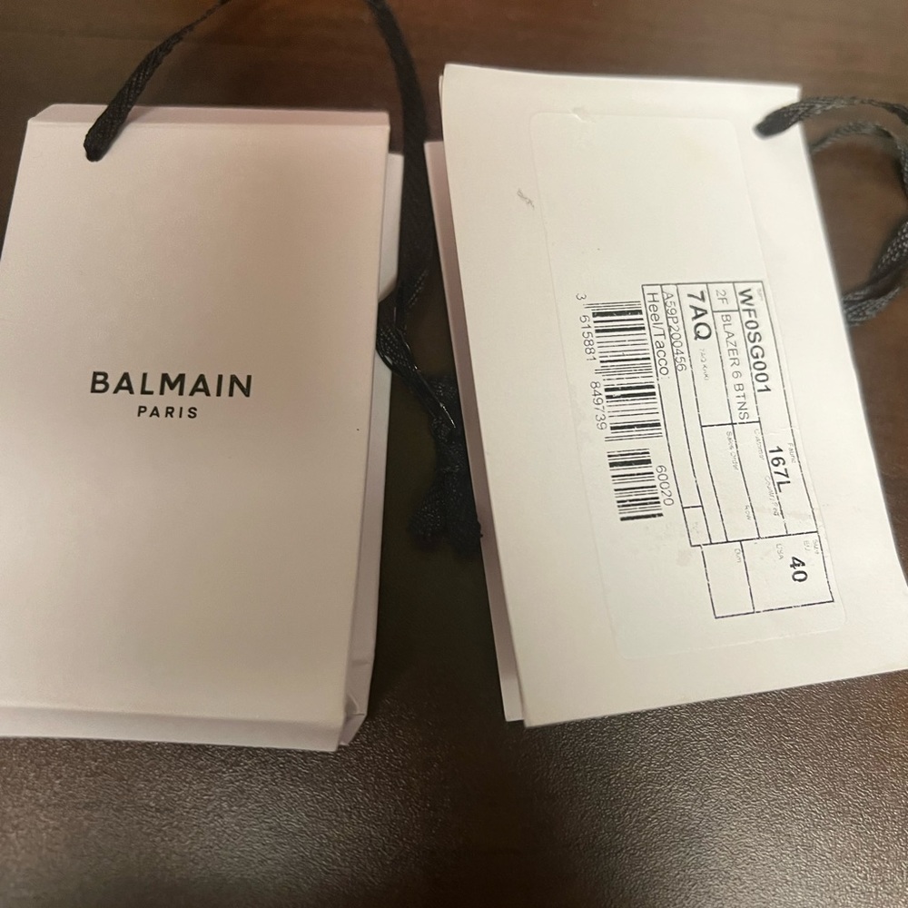 Balmain double breasted jacket size 40/usa 8 - Picture 8 of 11